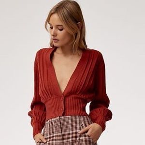 WILFRED | Plunge Front Cardigan
